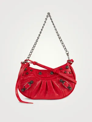 Mini Le Cagole Leather Chain Wallet