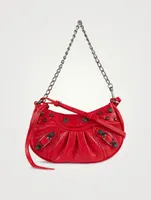 Mini Le Cagole Leather Chain Wallet