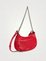 Mini Le Cagole Leather Chain Wallet