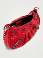 Mini Le Cagole Leather Chain Wallet