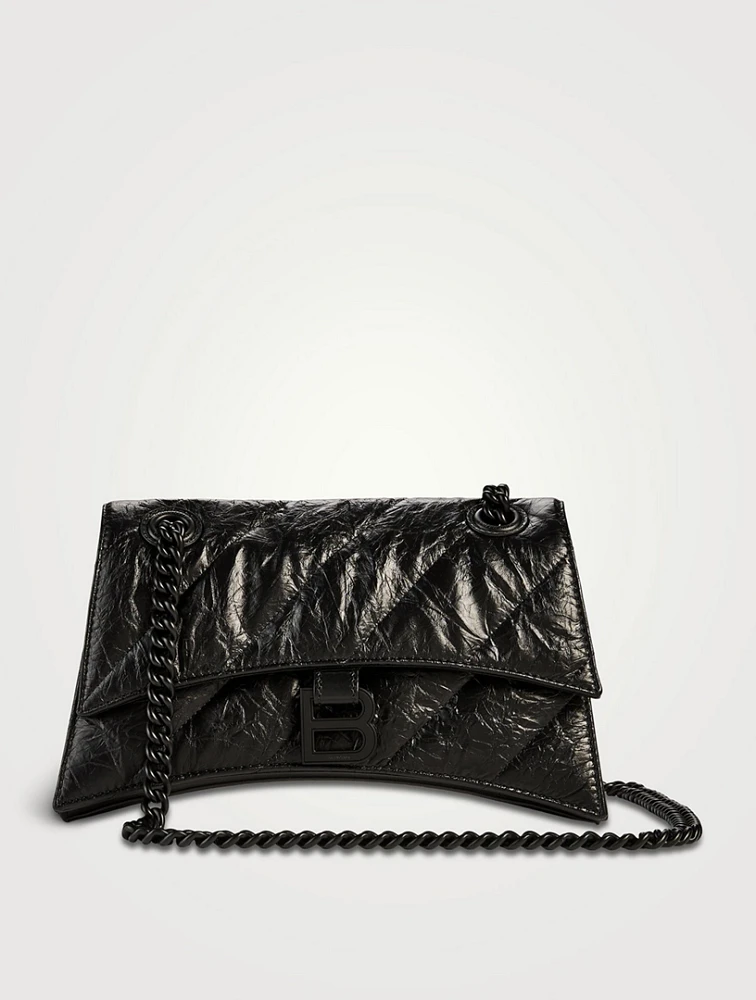 Crush Quilted Leather Shoulder Bag