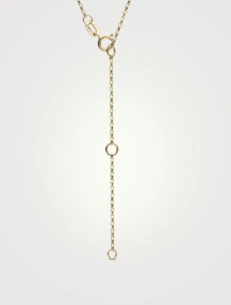 Trend 18K Gold Pearl Necklace With Diamonds