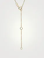 Trend 18K Gold Pearl Necklace With Diamonds