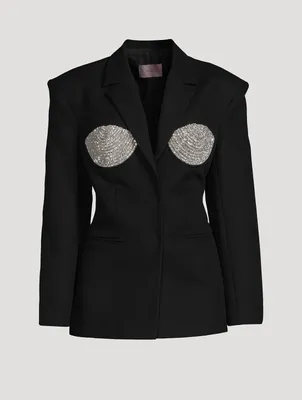 Tailored Spiral Blazer