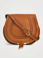 Medium Marcie Leather Saddle Bag