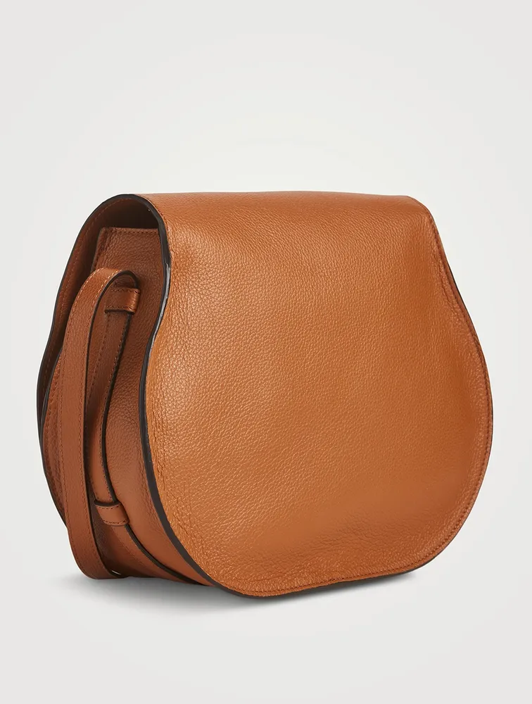 Medium Marcie Leather Saddle Bag