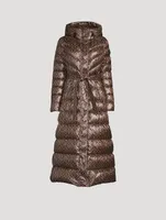 Calina E3-Lite Down Monogram Maxi Coat