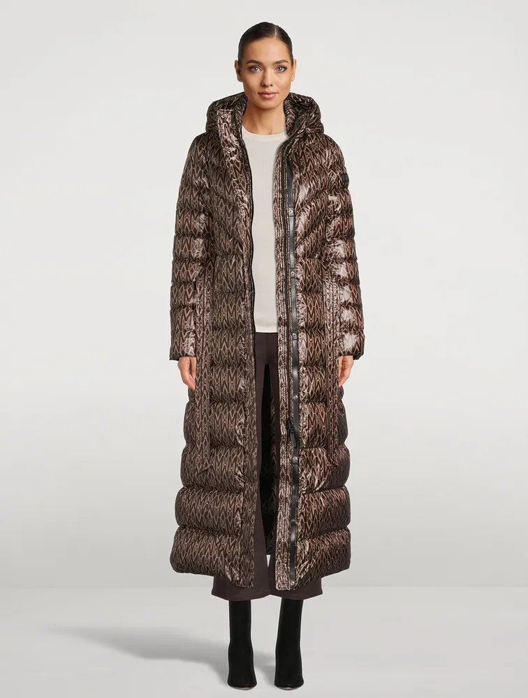 Calina E3-Lite Down Monogram Maxi Coat