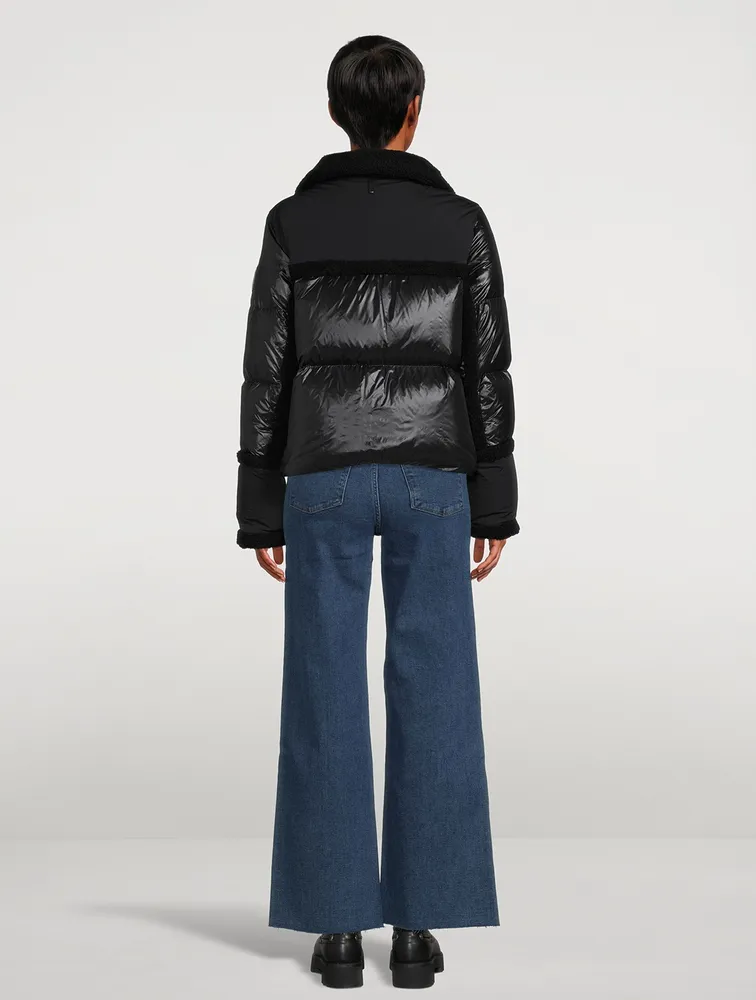Miya Shearling-Trimmed Down Jacket