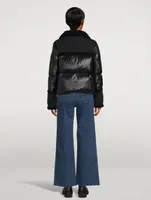Miya Shearling-Trimmed Down Jacket