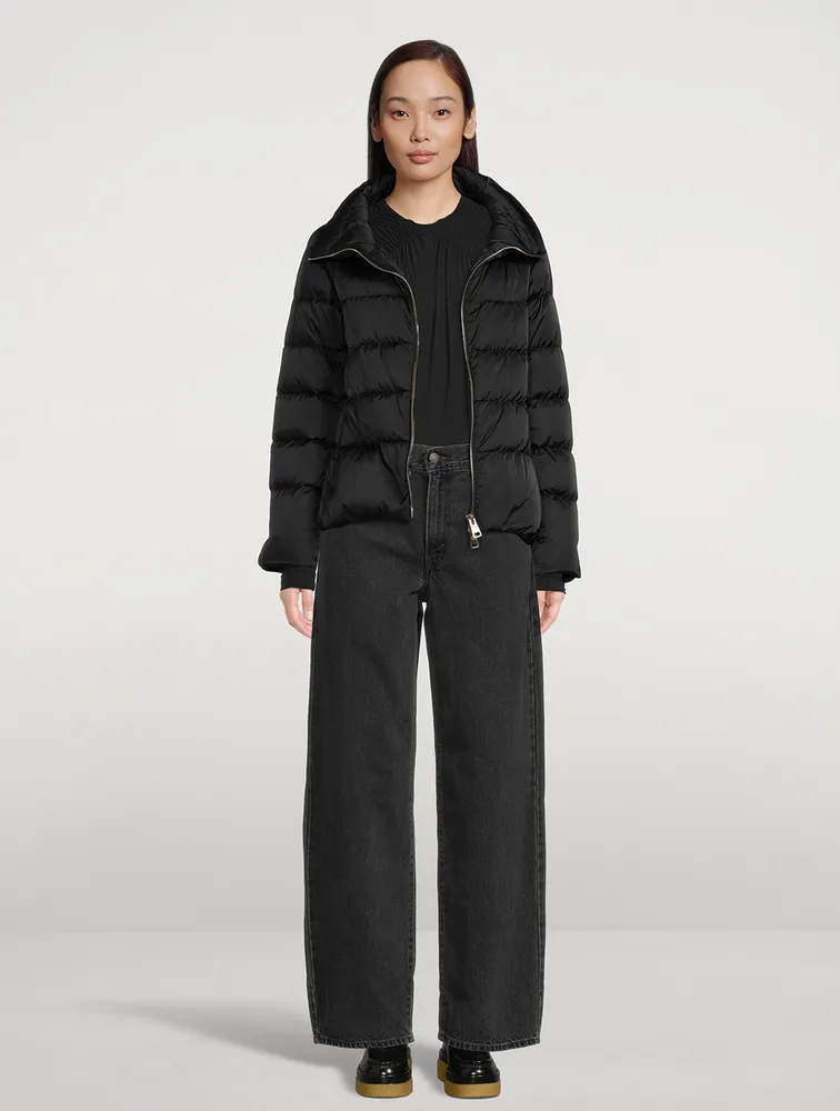 Sateen Down-Filled Jacket