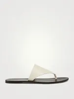Avery Leather Thong Sandals