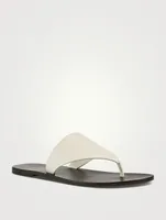 Avery Leather Thong Sandals