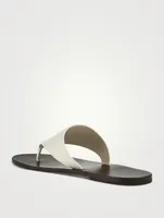 Avery Leather Thong Sandals