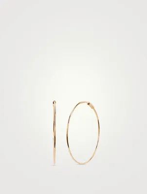 14K Rose Gold The Perfect Gold Hoop Earrings