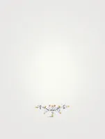 14K Gold Marquise Diamond Fan Earring