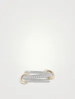 Nova SG Petite Silver And 18K Gold Ring With Diamonds