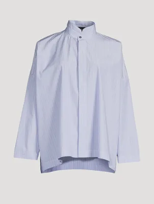 Double Stand Collar Shirt