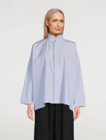 Double Stand Collar Shirt