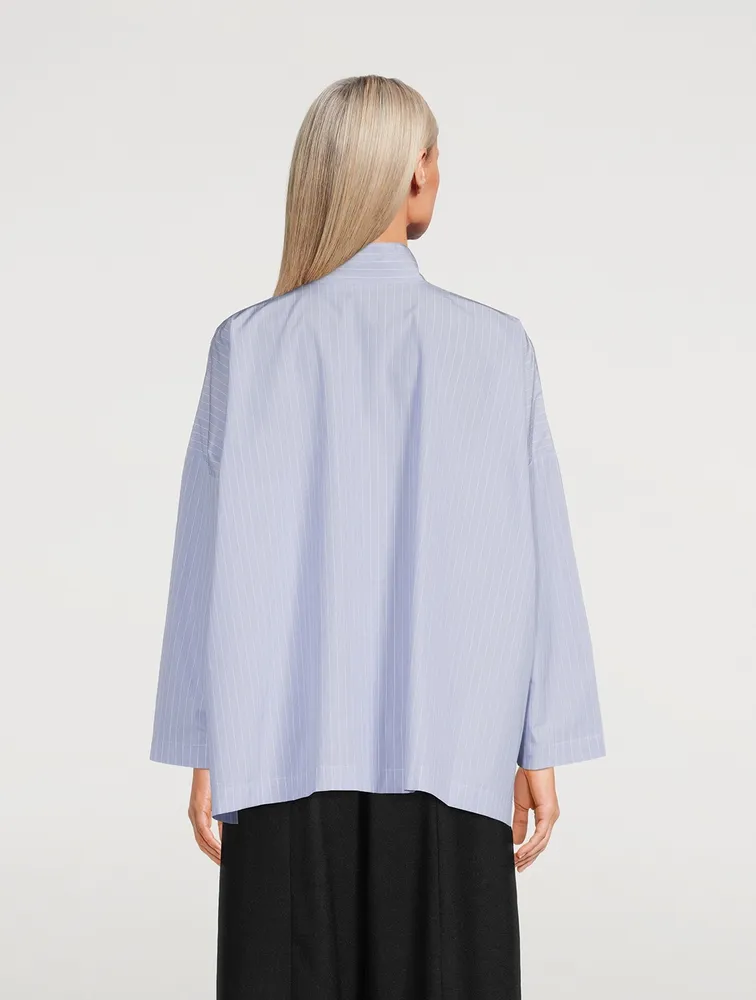 Double Stand Collar Shirt