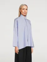 Double Stand Collar Shirt