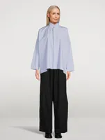 Double Stand Collar Shirt