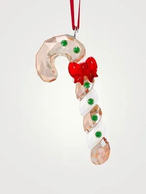 Holiday Cheers Gingerbread Candy Cane Ornament