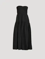 Morgan Strapless Midi Dress