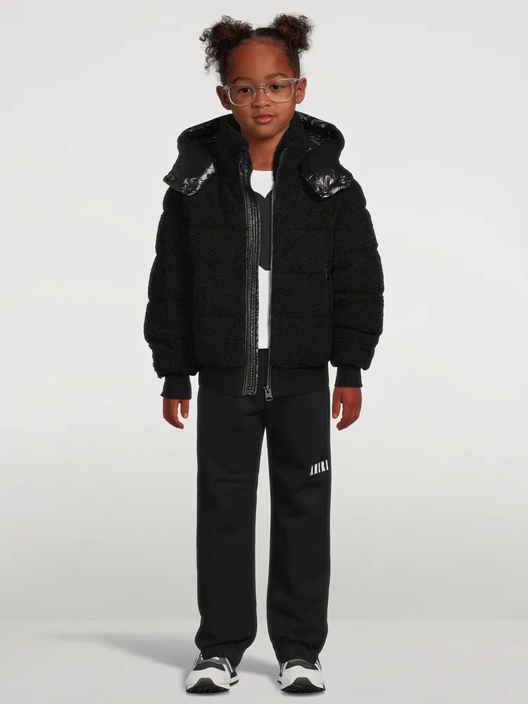 Kids Ari Teddy Down Bomber Jacket