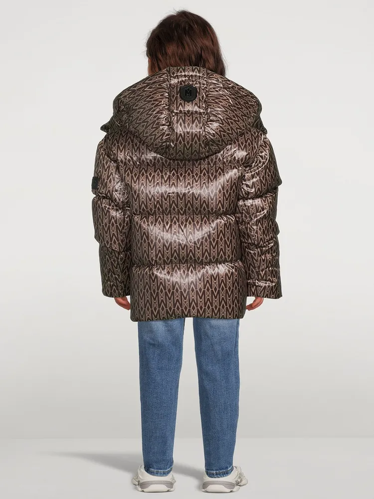 Toddlers Jesse Light Down Jacket Monogram Print