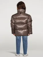 Toddlers Jesse Light Down Jacket Monogram Print
