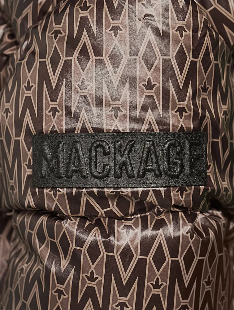 Toddlers Jesse Light Down Jacket Monogram Print