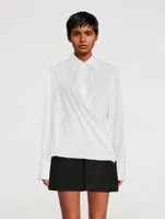 Poplin Wrap Shirt