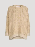 Tweed Lurex Sweater