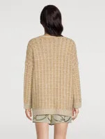 Tweed Lurex Sweater