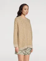 Tweed Lurex Sweater