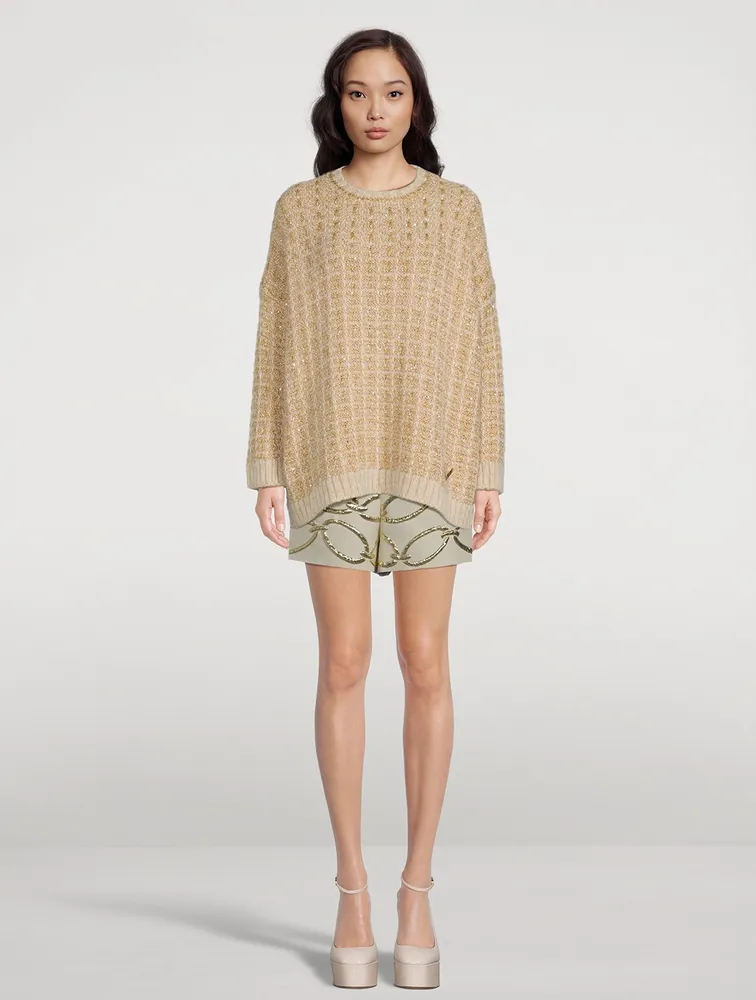 Tweed Lurex Sweater