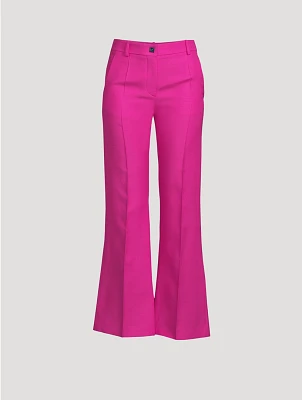 Crepe Couture Flared Trousers