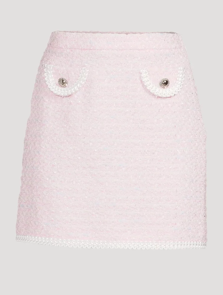 Tweed Lurex Mini Skirt