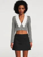 Tweed Lurex Cropped Jacket