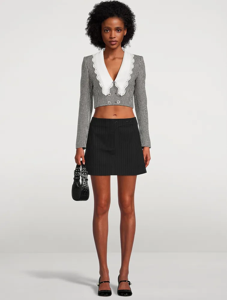 Tweed Lurex Cropped Jacket