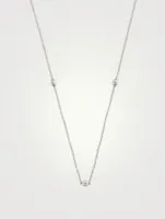 Signature BBTY Five-Stone Necklace With Diamonds