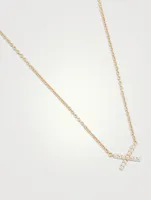 Charmed 18K Gold Pendant Necklace With Diamonds