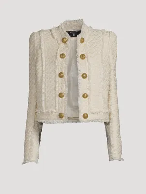 Fringe Tweed Jacket
