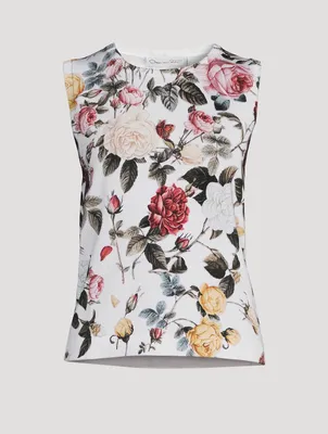 Tank Top Rose Print