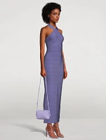 Icon Halter Cross-Back Gown