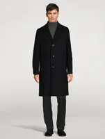 Suffolk Recycled Wool Melton Coat