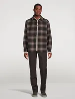 Clyfford Recycled Wool Flannel Shirt Jacket