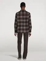 Clyfford Recycled Wool Flannel Shirt Jacket