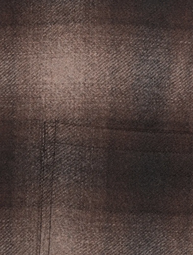 Clyfford Recycled Wool Flannel Shirt Jacket